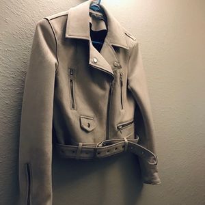 Zara faux suede jacket
